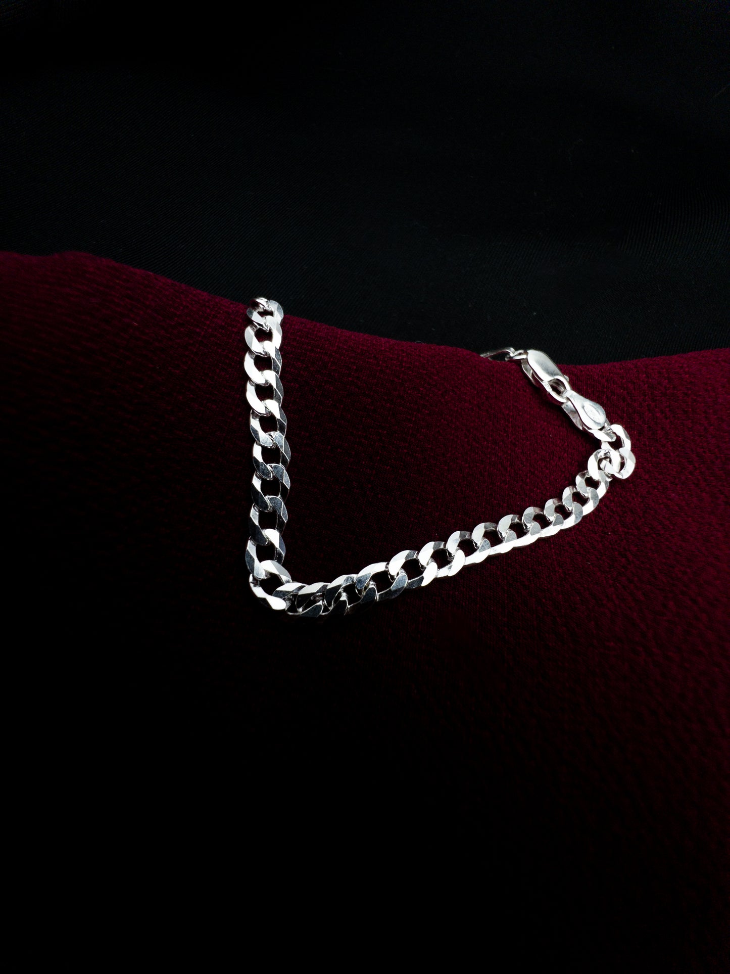 Pulseira Grumet 4 mm - Prata 925