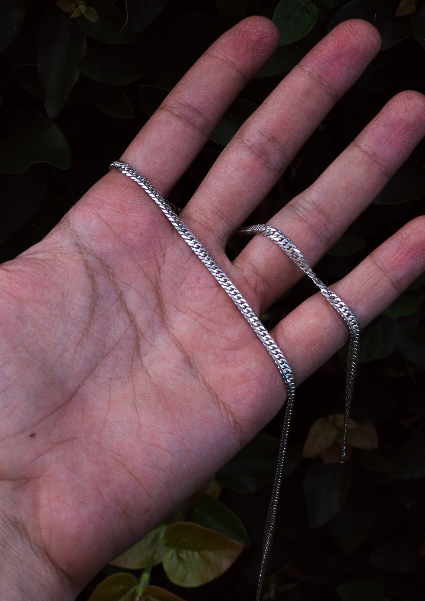 Corrente Prata Grumet Fio Duplo - 4mm