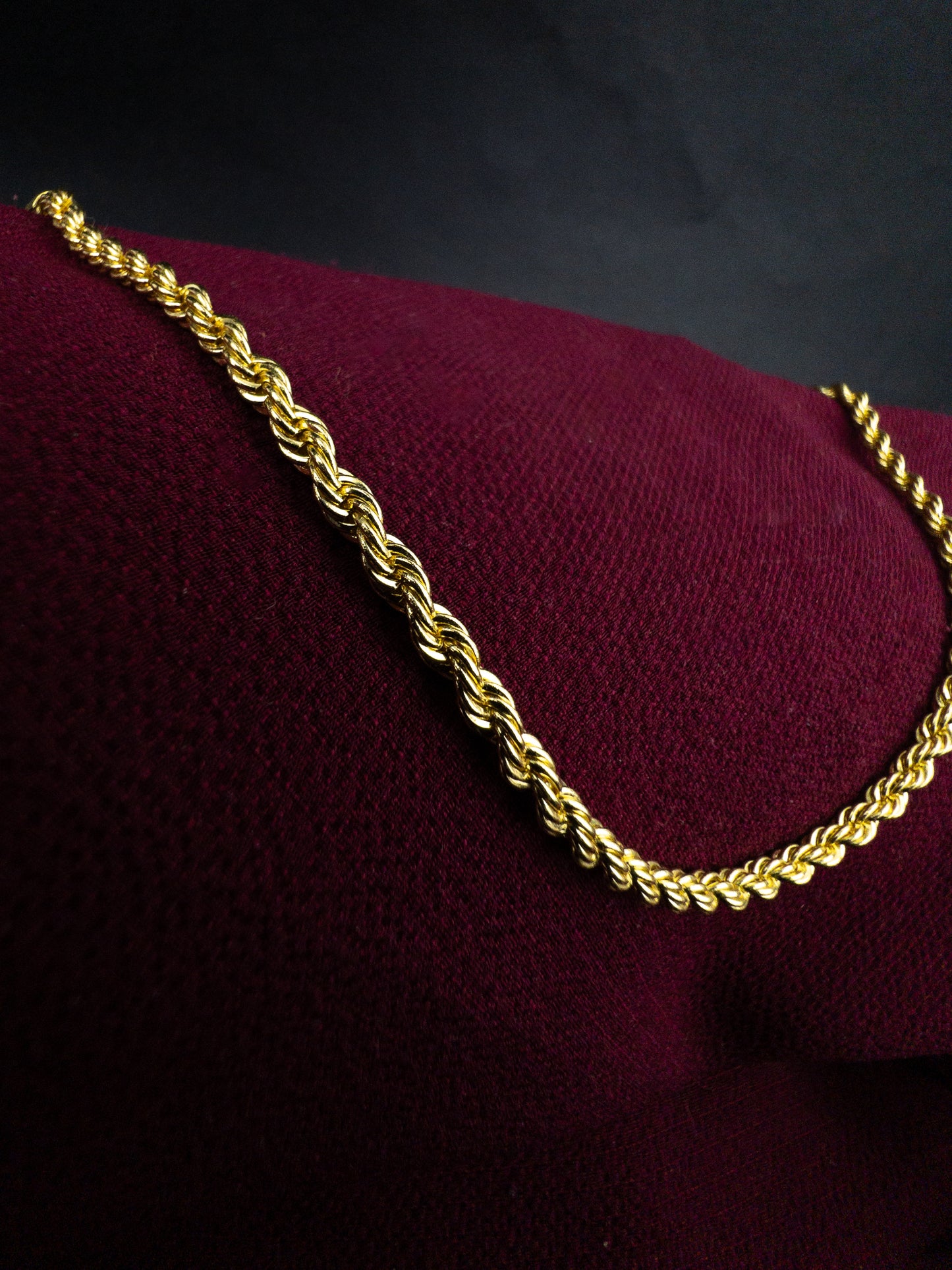 Colar Cordão Baiano - Banhado a Ouro 18k