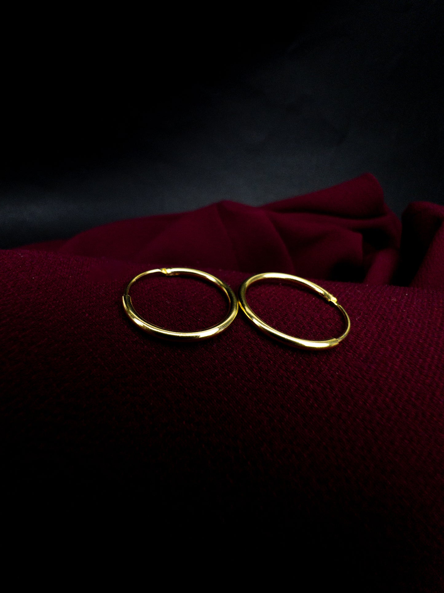 Trio de Brinco Argola - Banhado a Ouro 18k