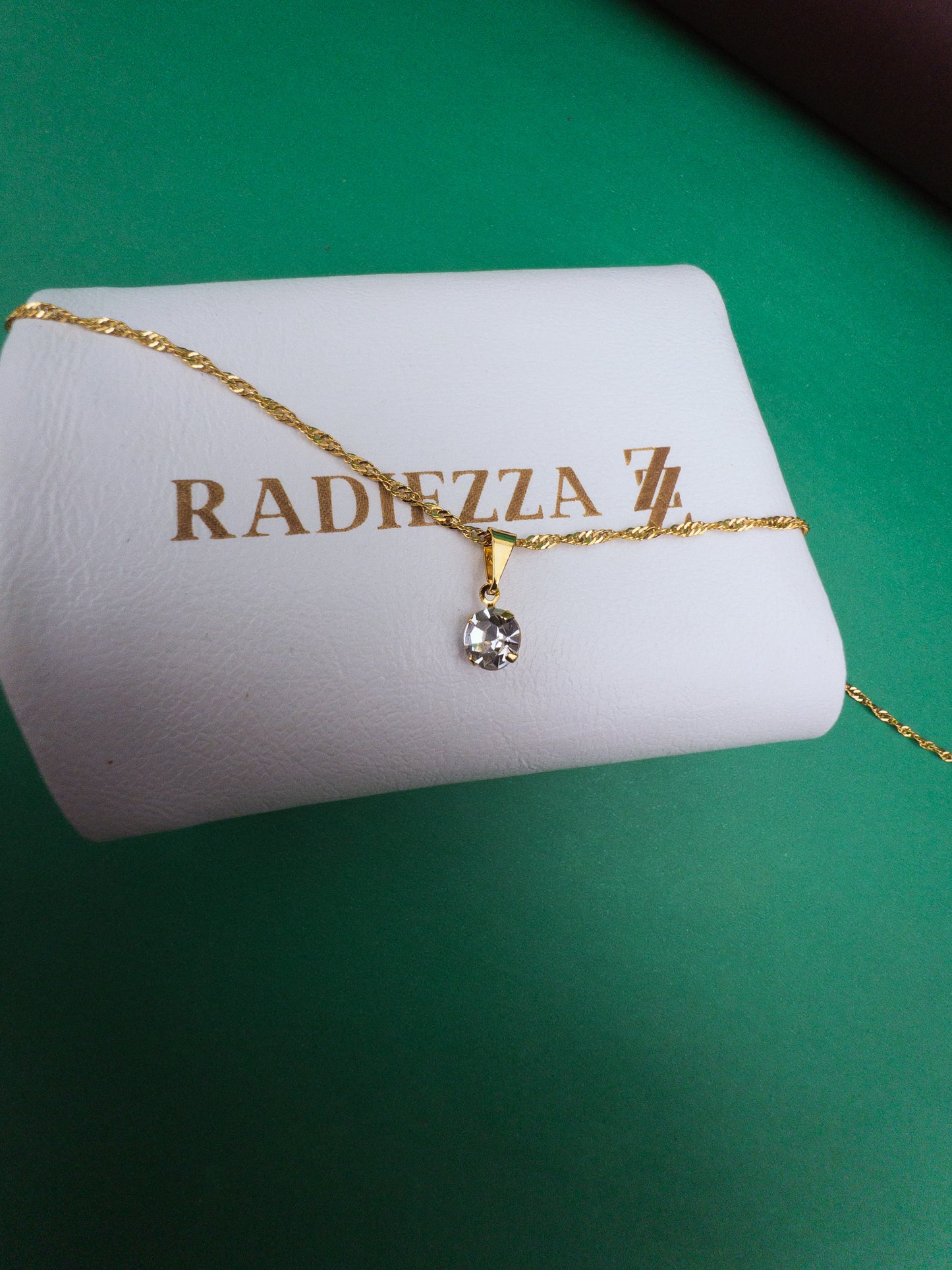 Gargantilha Ponto de Luz 45cm - Banhado a Ouro 18k
