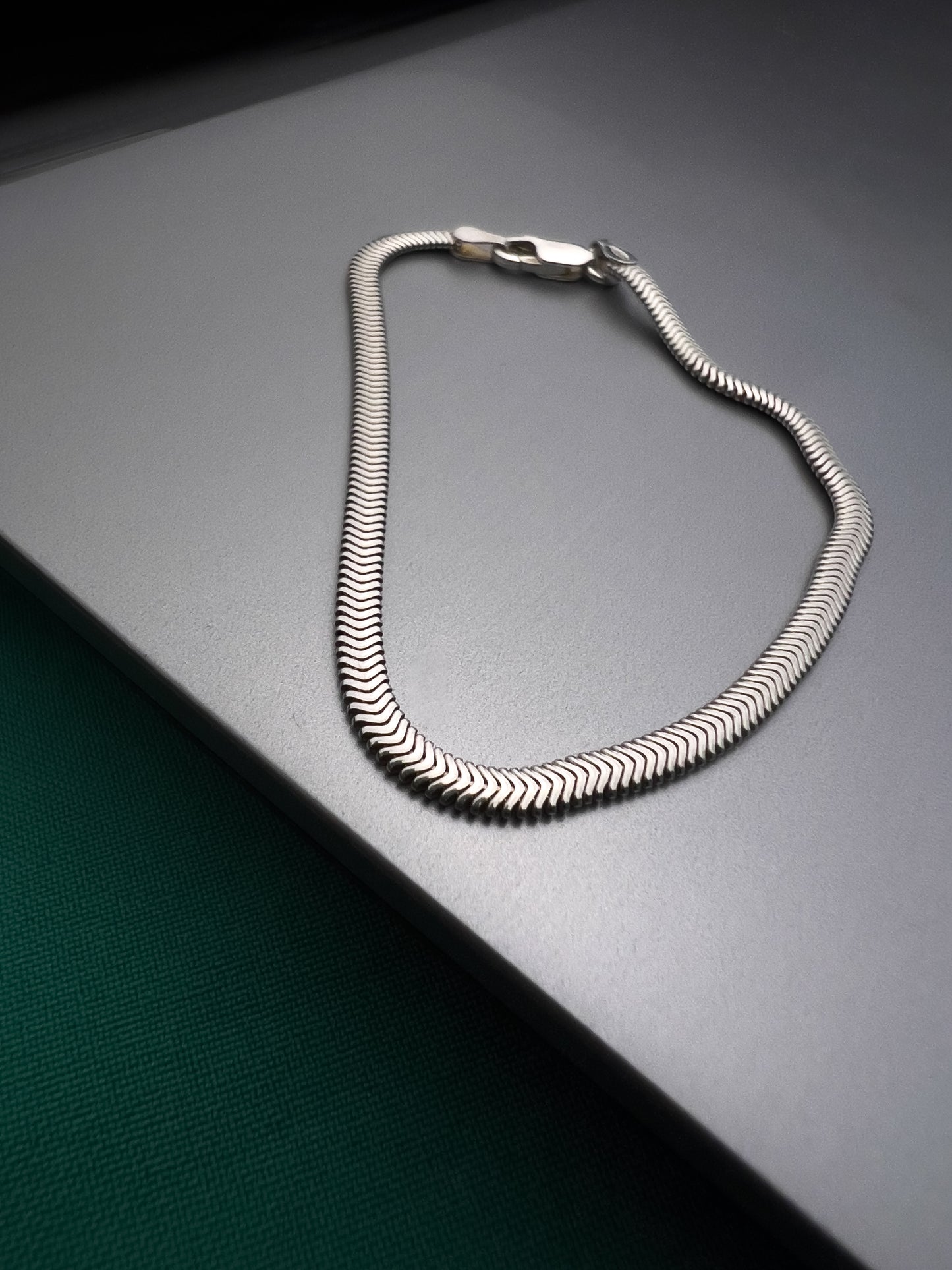 Pulseira Snake 3mm - Prata 925