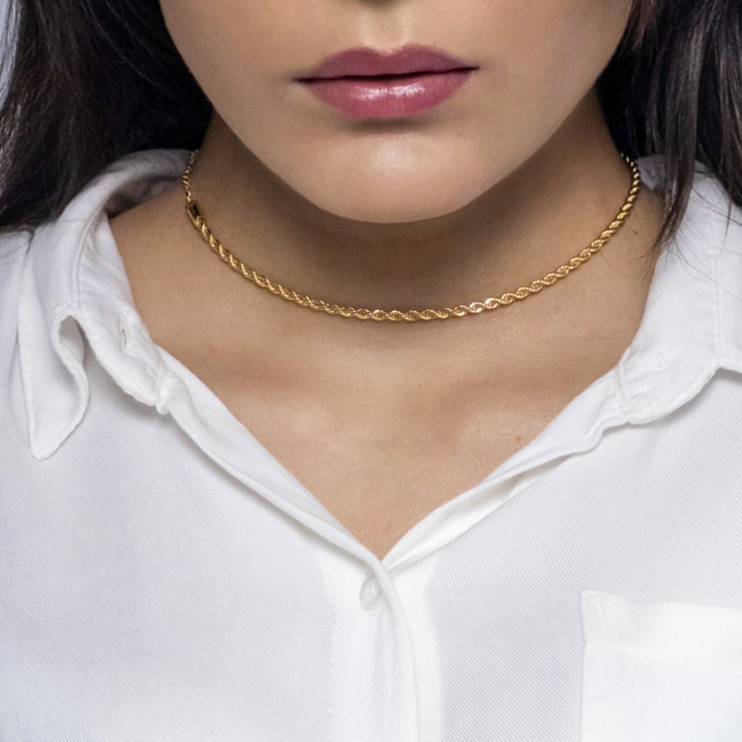 Colar Cordão Baiano - Banhado a Ouro 18k