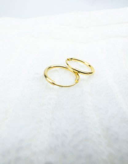 Brinco Argola - Banhado a ouro 18k