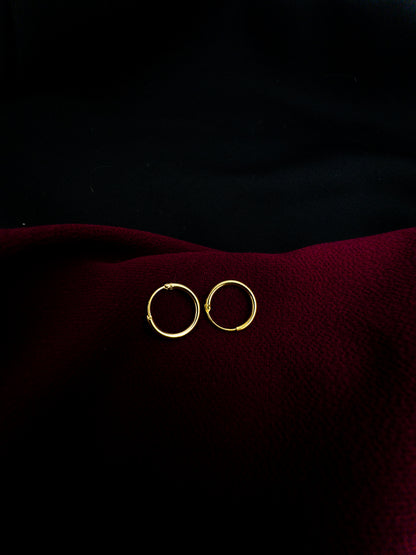 Brinco Argola - Banhado a ouro 18k