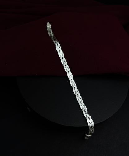 Pulseira 4 fios Espelhada - Prata 925