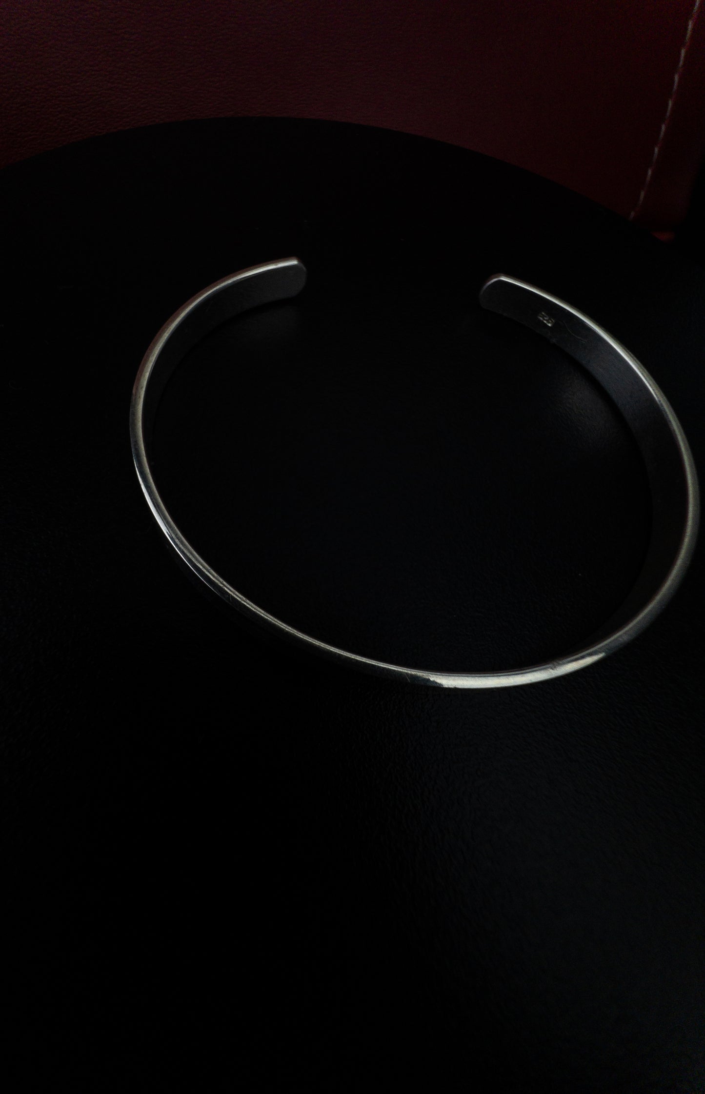 Bracelete Liso de Prata  925 Maciço