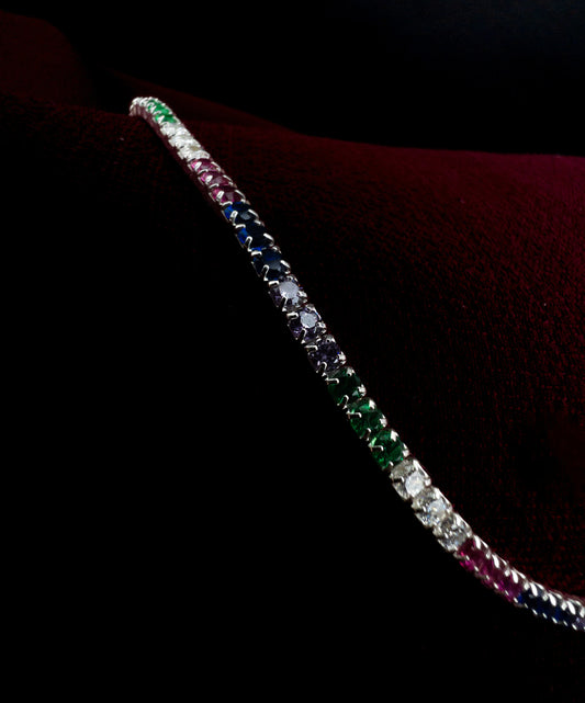 Colar Prata 925 - RIviera Colorida