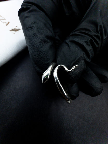 Anel de Cobra - Prata 925