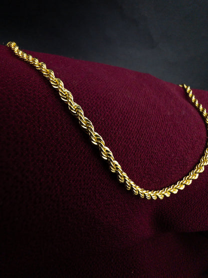 Colar Cordão Baiano - Banhado a Ouro 18k