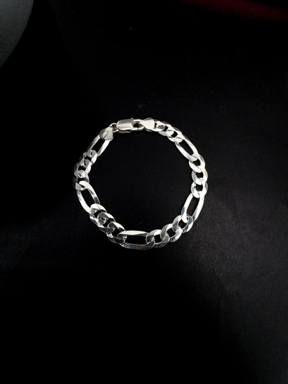 Pulseira 3x1 de 8mm - Prata 925