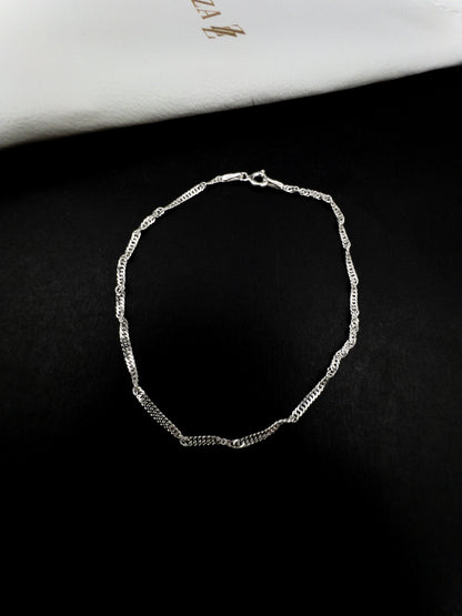 Pulseira Singapura 2mm - Prata 925