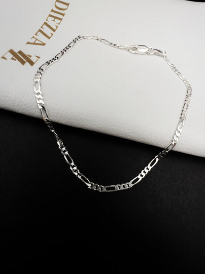 Pulseira 3x1 2,1mm - Prata 925