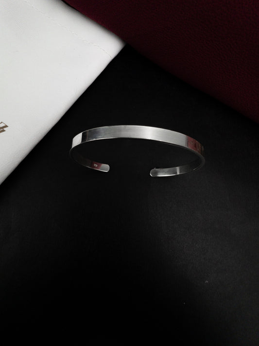 Bracelete Liso de Prata  925 Maciço