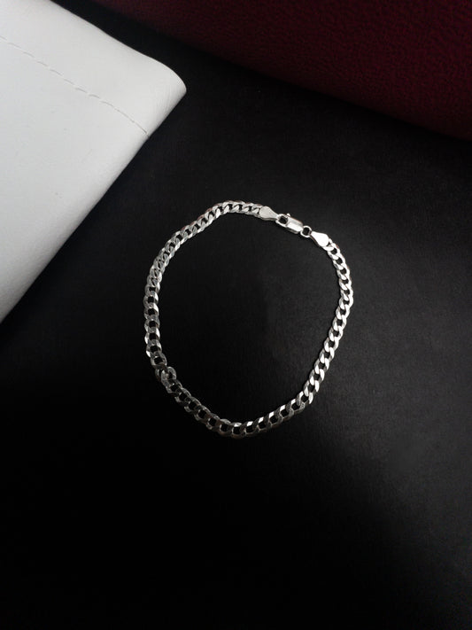 Pulseira Grumet 4 mm - Prata 925