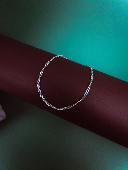 Pulseira Singapura 2mm - Prata 925