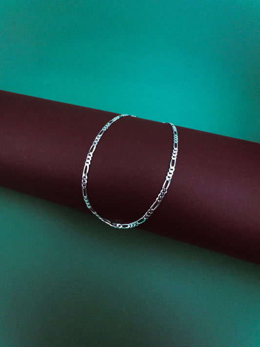Pulseira 3x1 2,1mm - Prata 925